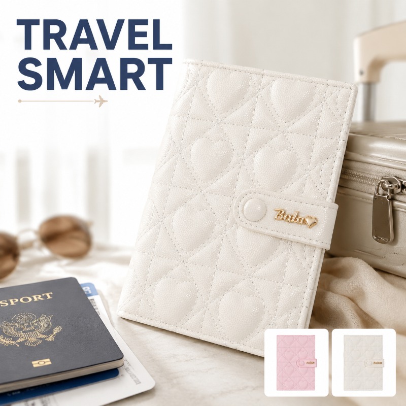 Travel Accessories Wallet - Passport Holder Travel Document Organizer RFID