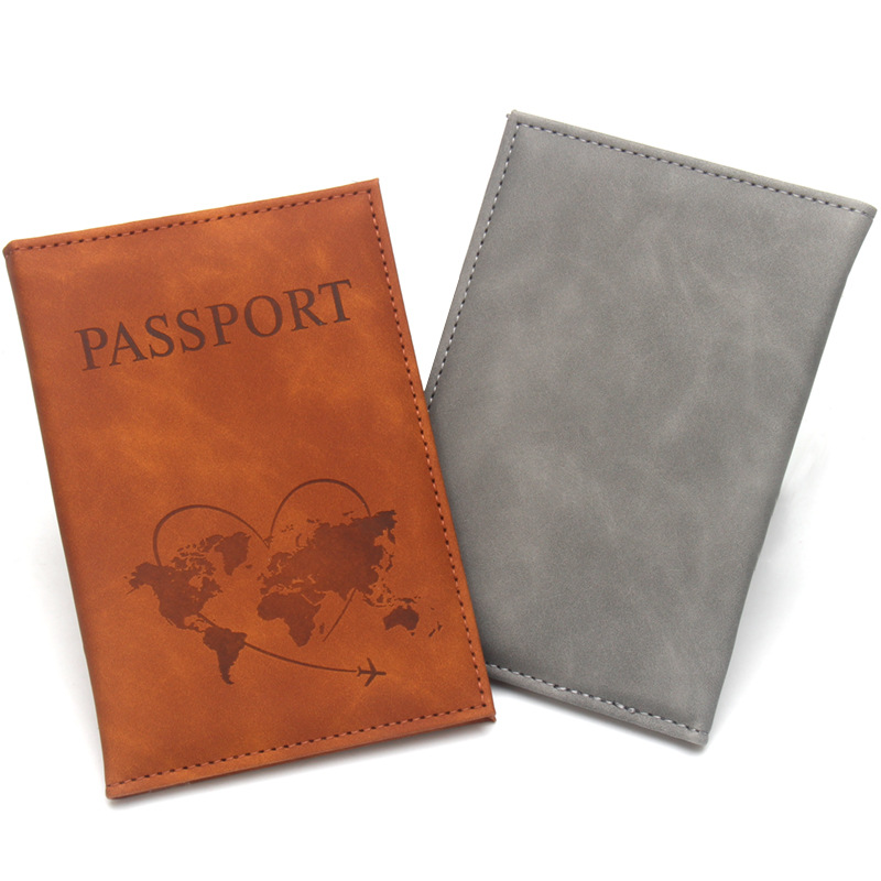 Lovely Map Passport Cover Fash - Travel Accessories Wallet recension och pris