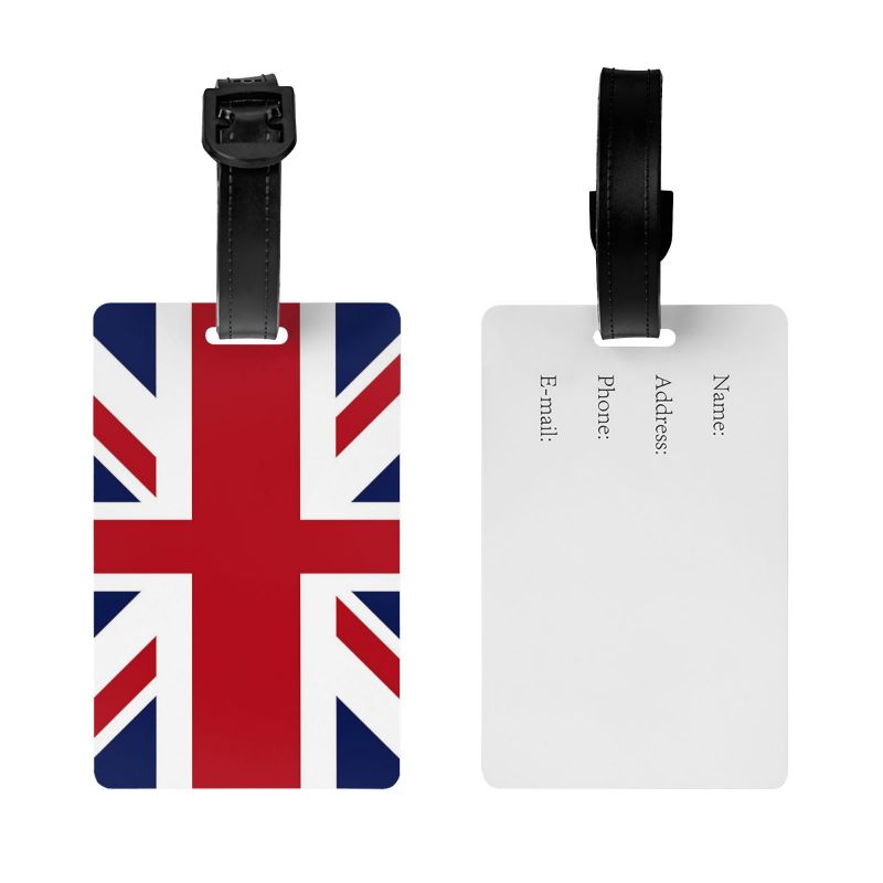 Retro Union Jack Luggage Tag w - Luggage Cover Protector recension och pris