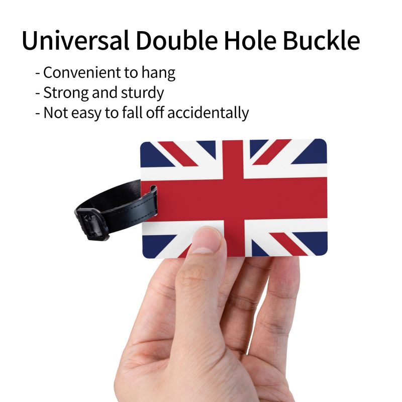 Retro Union Jack Luggage Tag w - Luggage Cover Protector recension och pris