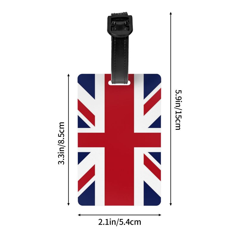 Retro Union Jack Luggage Tag w - Luggage Cover Protector recension och pris