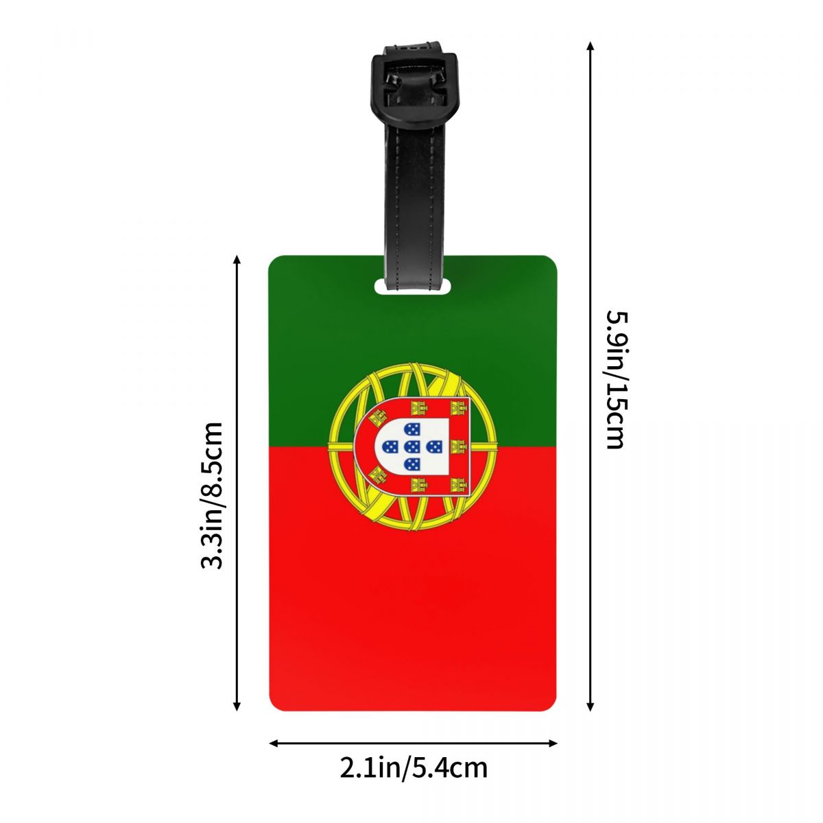 Flag Of Portugal Luggage Tag f - Luggage Cover Protector recension och pris