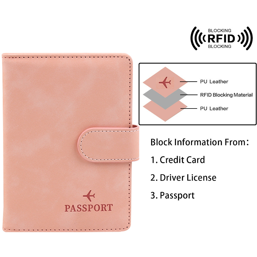 Magnetic Button Passport Cover - Travel Accessories Wallet recension och pris