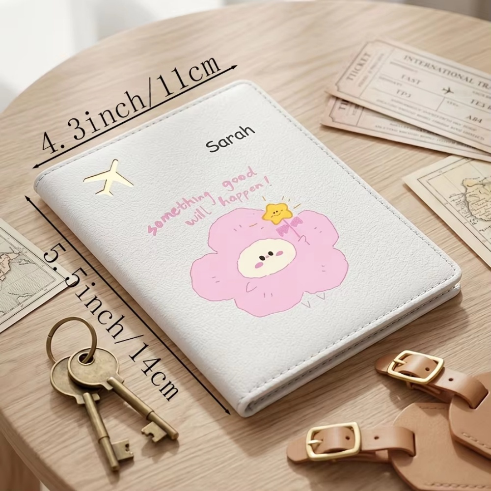 Cute Cartoon Floral Passport C - Travel Accessories Wallet recension och pris