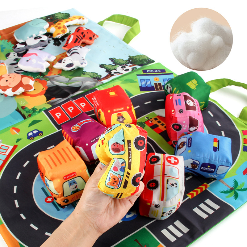 Soft Fabric Car Toy for Babies - Travel Accessories Baby recension och pris