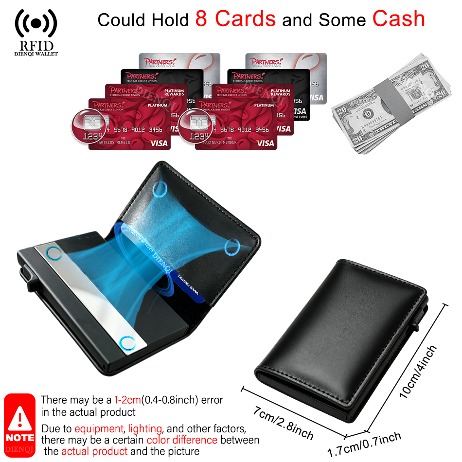 Rfid Credit Card Holder Luxury - Travel Accessories Wallet recension och pris